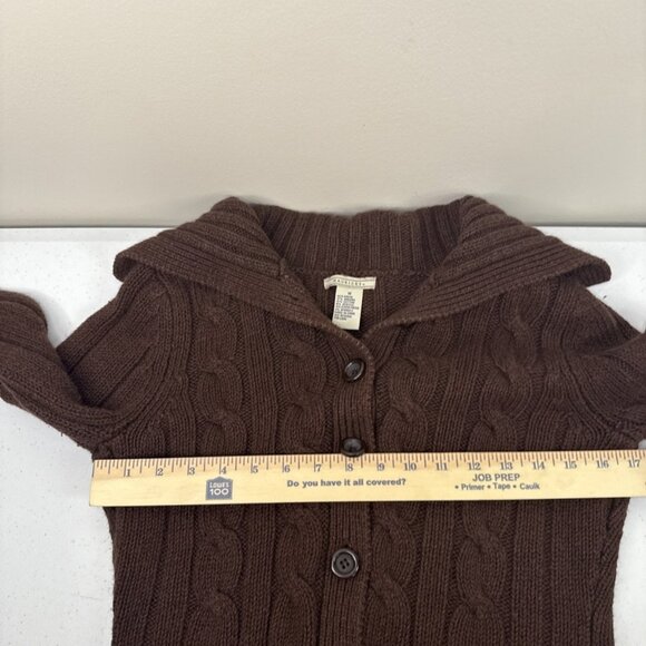 Maurices Women's Long Sleeve Button-Up Cardigan Brown Size Medium (C6) - Picture 4 of 6